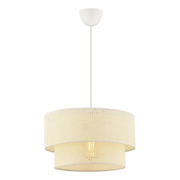 Lampada a sospensione ECHO 1xE27/60W/230V crema