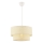 Lampada a sospensione ECHO 1xE27/60W/230V crema