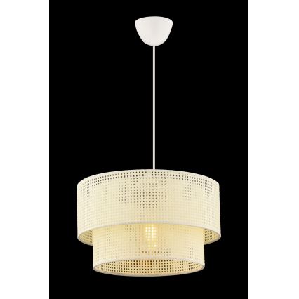 Lampada a sospensione ECHO 1xE27/60W/230V crema