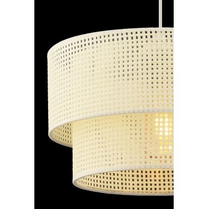 Lampada a sospensione ECHO 1xE27/60W/230V crema