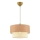 Lampada a sospensione ECHO 1xE27/60W/230V marrone/crema