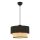 Lampada a sospensione ECHO 1xE27/60W/230V nera/beige