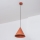 Lampada a sospensione ETNA 1xE27/15W/230V Ø 18,5 cm arancione