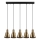 Lampada a sospensione KEM 5xE27/40W/230V dorata