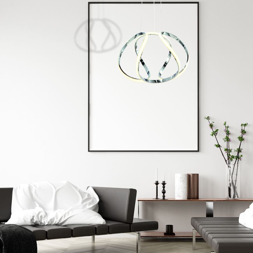 Lampada a sospensione LED a cavo GLOBE LED/50W/230V