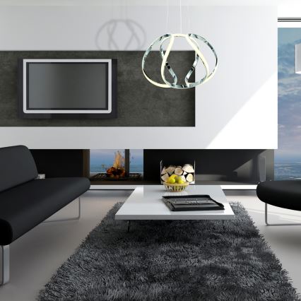 Lampada a sospensione LED a cavo GLOBE LED/50W/230V