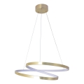 Lampada a sospensione LED a cavo ZEFIRA LED/40W/230V 4000K Ø 50 cm dorata