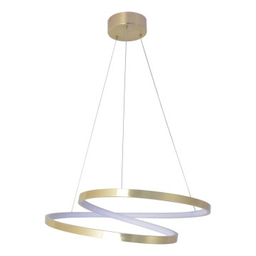 Lampada a sospensione LED a cavo ZEFIRA LED/40W/230V 4000K Ø 50 cm dorata