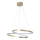 Lampada a sospensione LED a cavo ZEFIRA LED/40W/230V 4000K Ø 50 cm dorata