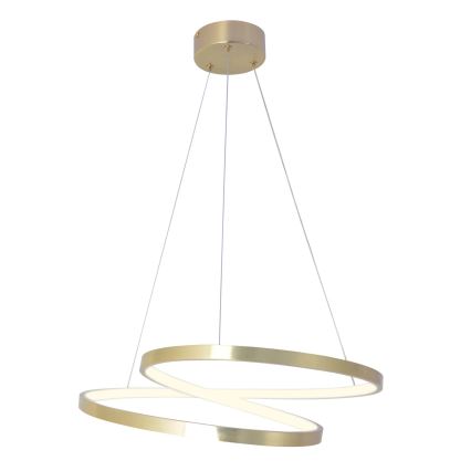 Lampada a sospensione LED a cavo ZEFIRA LED/40W/230V 4000K Ø 50 cm dorata