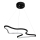 Lampada a sospensione LED ARTISAN LED/36W/230V 6500K nera