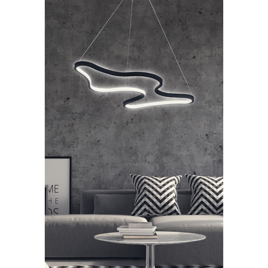 Lampada a sospensione LED ARTISAN LED/36W/230V 6500K nera