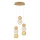 Lampada a sospensione LED CREMONA LED/17W/230V 3000K oro