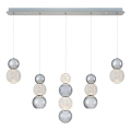 Lampada a sospensione LED CREMONA LED/27W/230V 3000K cromo opaco