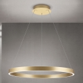 Lampada a sospensione LED dimmerabile a cavo KOLK LED/80W/230V 2700/3000/4000K diam. 80 cm oro