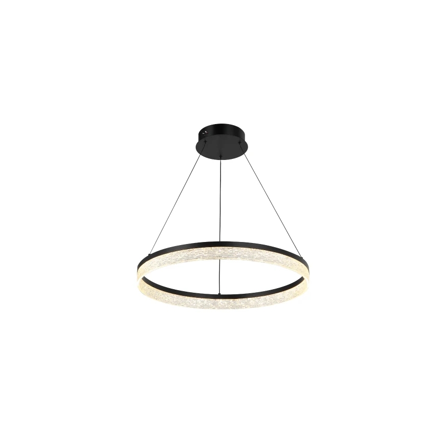 Lampadario LED dimmerabile a sospensione su cavo ALIANZ, 60W/230V, 3000–6000K, Ø 80 cm + telecomando