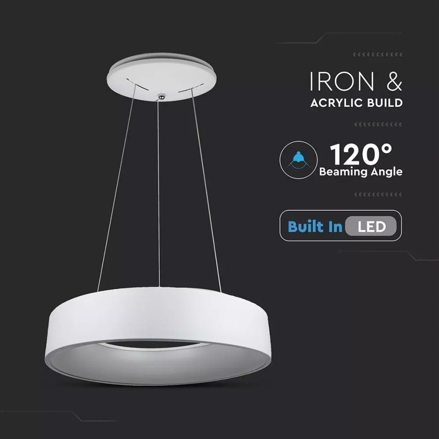 Lampada a sospensione LED dimmerabile su cavo LED/30W/230V