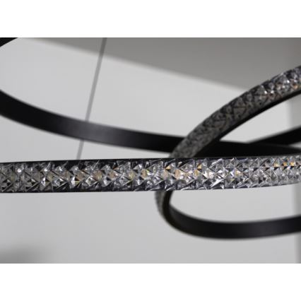 Lampadario a sospensione LED dimmerabile su cavo LED/90W/230V 3000-6500K Ø 47 cm + telecomando