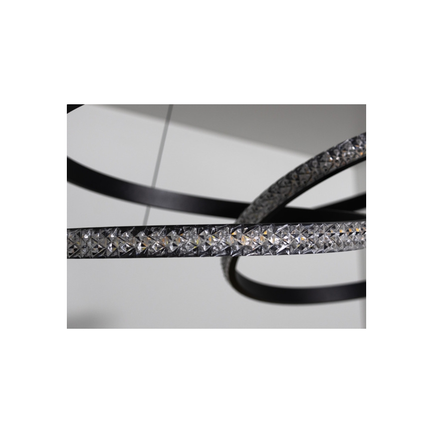 Lampadario a sospensione LED dimmerabile su cavo LED/90W/230V 3000-6500K Ø 47 cm + telecomando