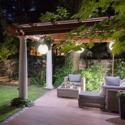 Lampada a sospensione LED Solar ORIGAMI LED/0,08W/1,2V 300mAh d. 30 cm IP44