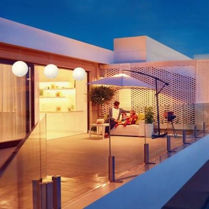 Lampada a sospensione LED Solar ORIGAMI LED/0,08W/1,2V 300mAh d. 30 cm IP44