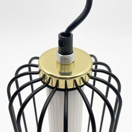 Lampada a sospensione LED su cavo BONNIE LED/10W/230V 3000K nera