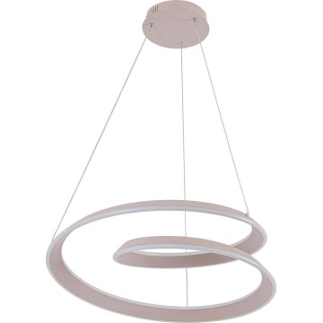 Lampada a sospensione LED su cavo CASHMERE LED/75W/230V Ø 60 cm, bianco
