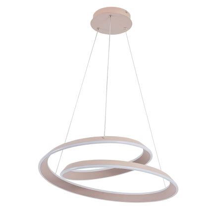Lampada a sospensione LED su cavo CASHMERE LED/75W/230V Ø 60 cm, bianco