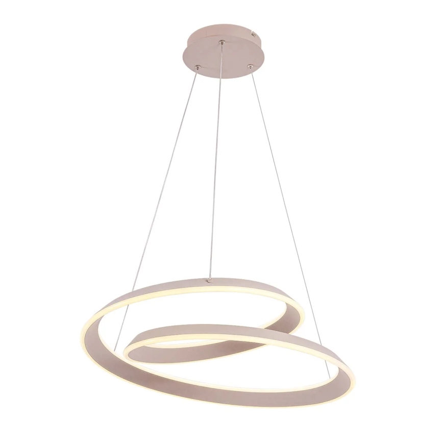 Lampada a sospensione LED su cavo CASHMERE LED/75W/230V Ø 60 cm, bianco
