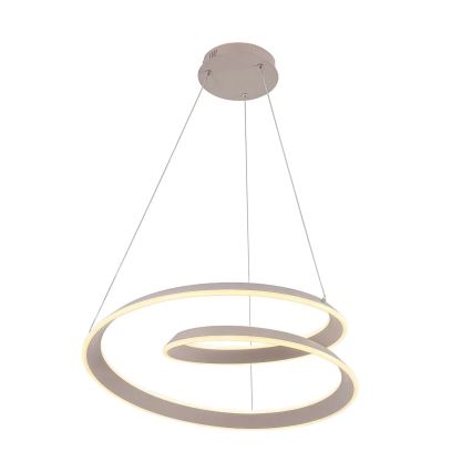 Lampada a sospensione LED su cavo CASHMERE LED/75W/230V Ø 60 cm, bianco