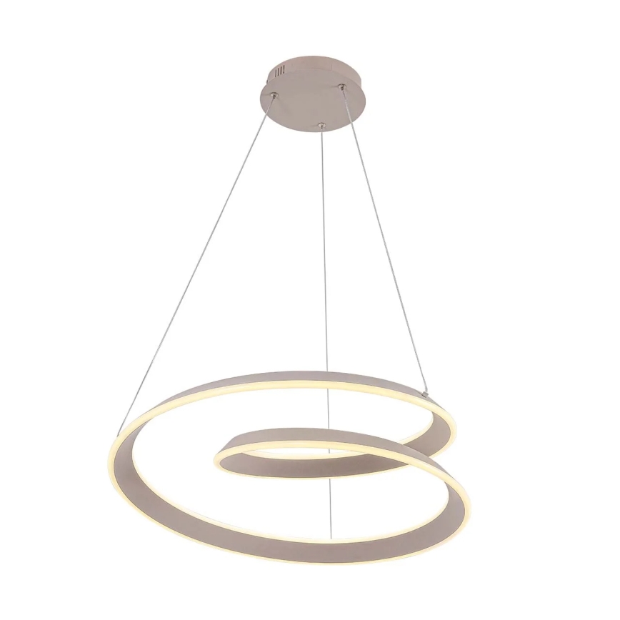 Lampada a sospensione LED su cavo CASHMERE LED/75W/230V Ø 60 cm, bianco