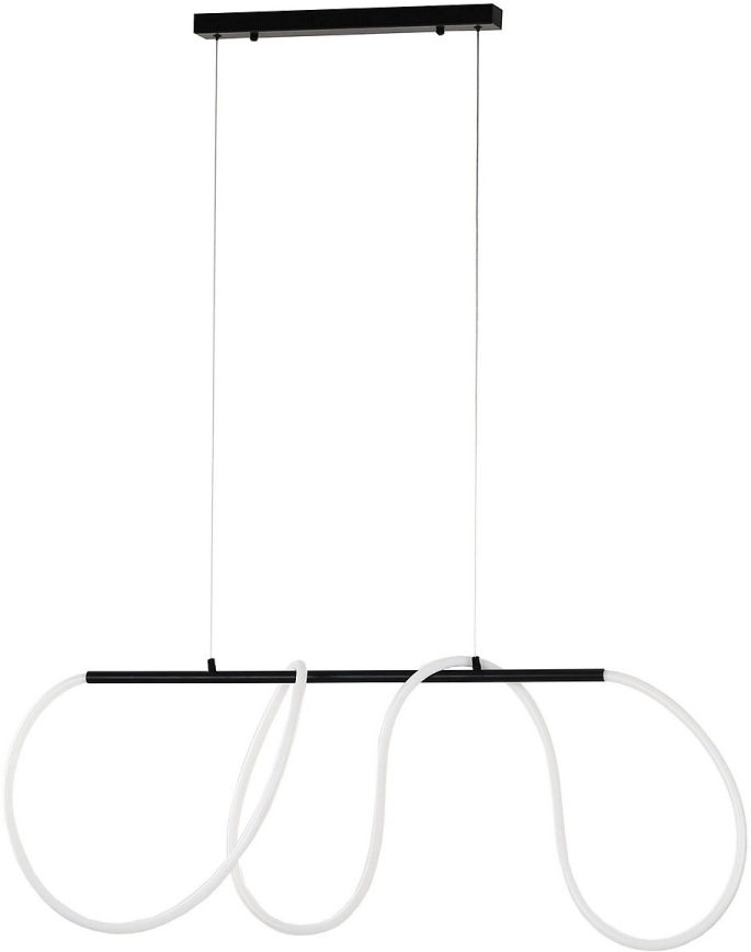 Lampada a sospensione LED su cavo FLEXI LED/45W/230V 4000K nera