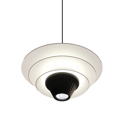 Lampada a sospensione LED su cavo MANLEY LED/5W/230V nero/bianco