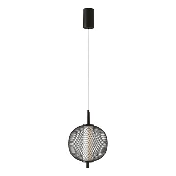 Lampada a sospensione LED su cavo PUMA LED/10W/230V Ø 20 cm, nera