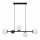 Lampada a sospensione MADDIE 5xE14/5W/230V Nero