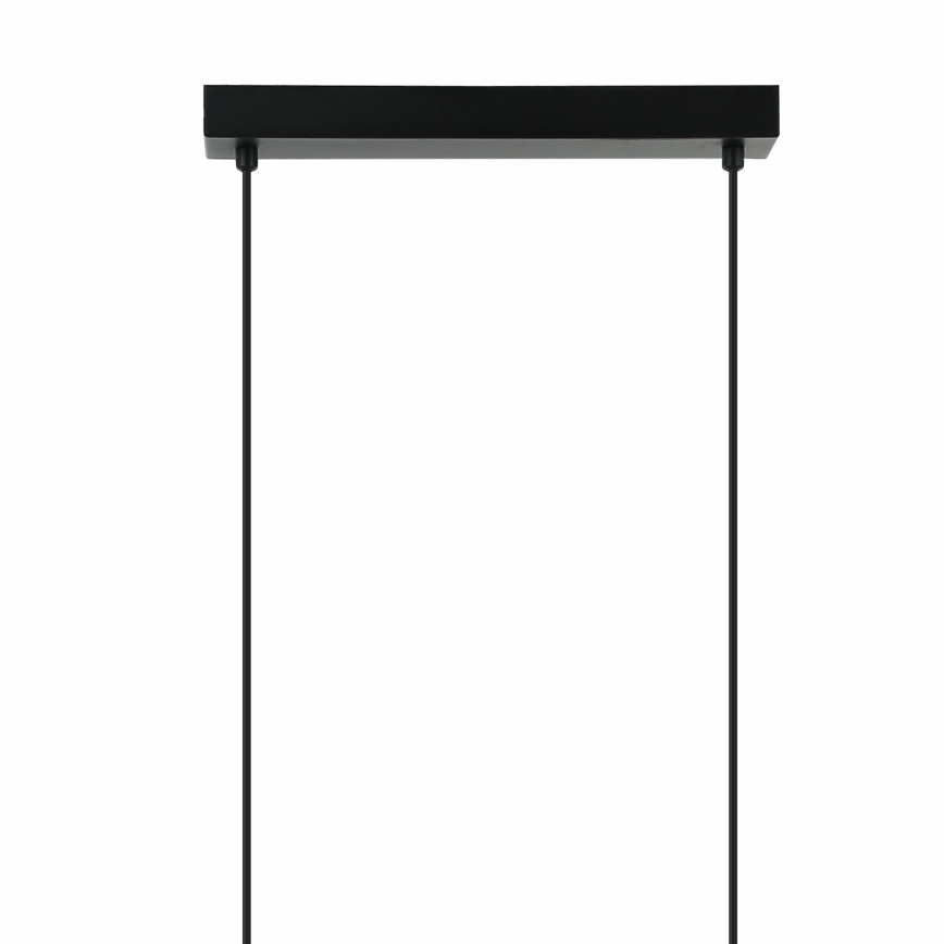 Lampada a sospensione MADDIE 5xE14/5W/230V Nero