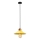 Lampada a sospensione MANAVGAT 1xE27/40W/230V gialla/marrone