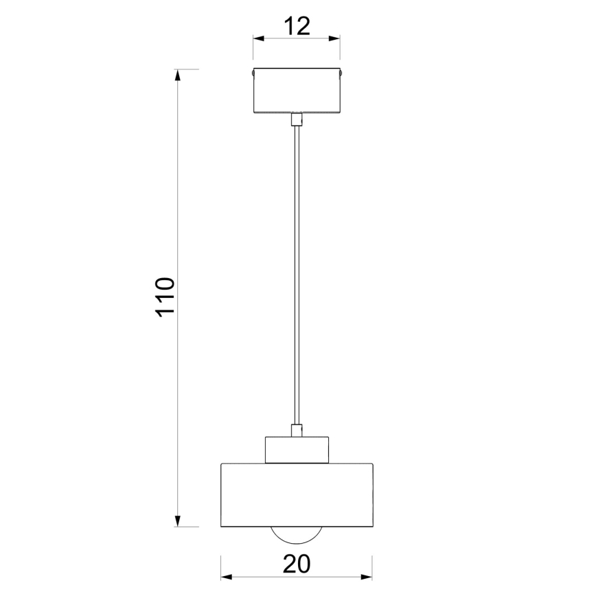 Lampada a sospensione MARTI 1xE27/15W/230V bordeaux/oro