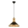 Lampada a sospensione MONZA 1xE27/40W/230V, 30 cm nera/oro