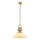 Lampada a sospensione MONZA 1xE27/40W/230V 35 cm crema/bronzo