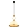Lampada a sospensione MONZA 1xE27/40W/230V Ø 26 cm crema/bronzo