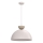 Lampada a sospensione NEVIS con cavo 1xE27/15W/230V Ø 38 cm crema