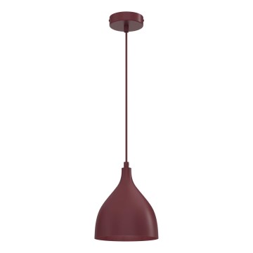 Lampada a sospensione NOAK CLASSIC su cavo 1xE27/15W/230V bordeaux