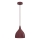Lampada a sospensione NOAK CLASSIC su cavo 1xE27/15W/230V bordeaux
