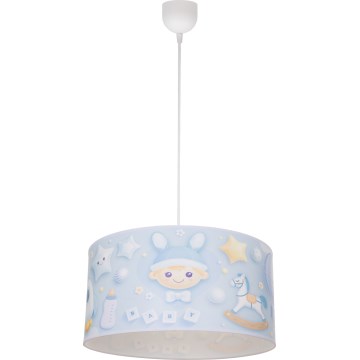 Lampada a sospensione per cameretta KIDS ROOM 1xE27/60W/230V Ø 40 cm astronauta