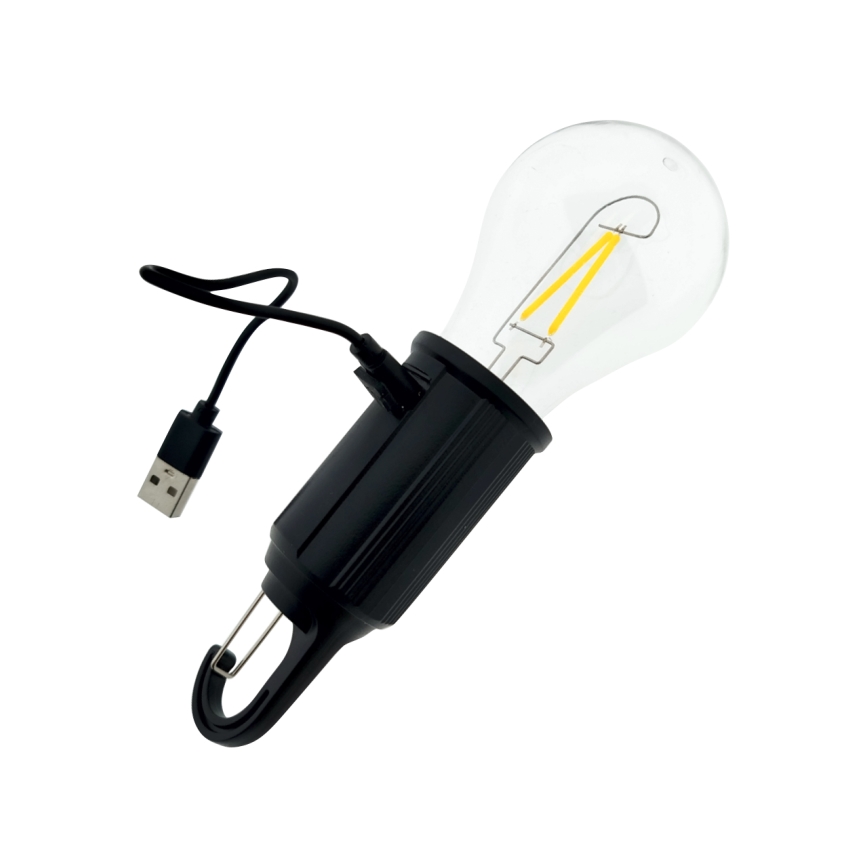 Lampada a sospensione ricaricabile da esterno dimmerabile LED/3W/5V 400 mAh IP44