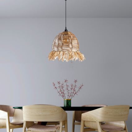 Lampada a sospensione RUYO 1xE27/40W/230V marrone