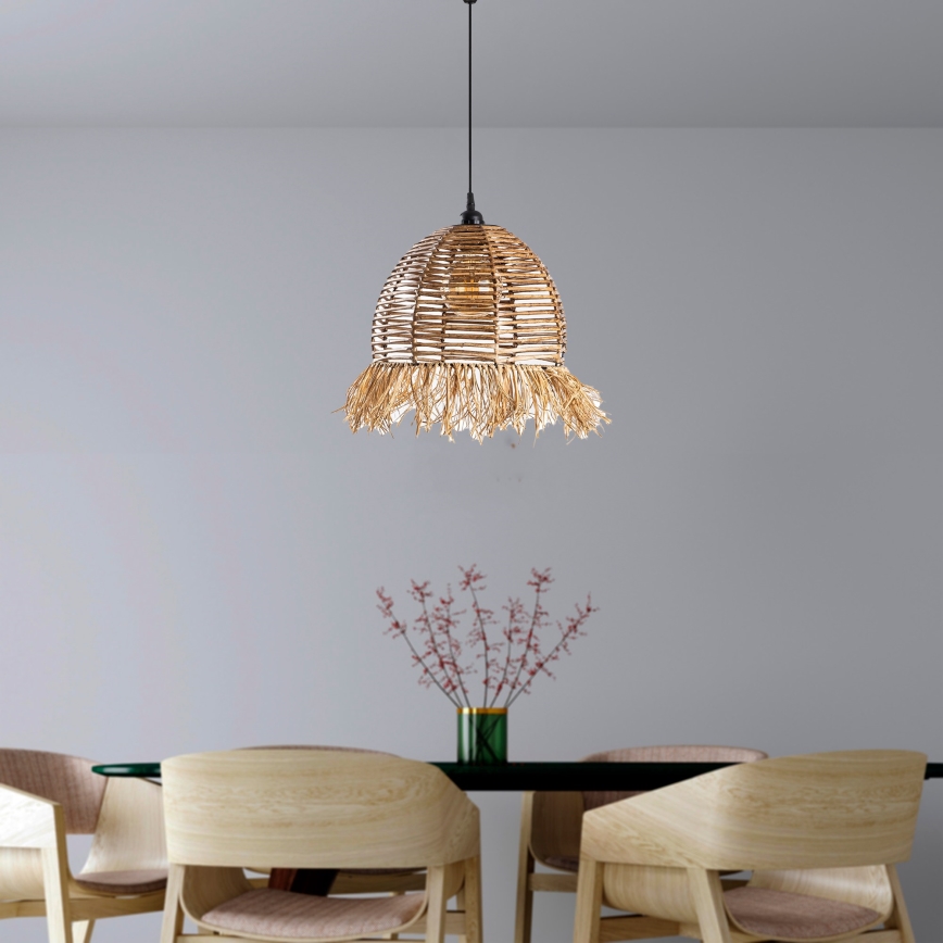 Lampada a sospensione RUYO 1xE27/40W/230V marrone