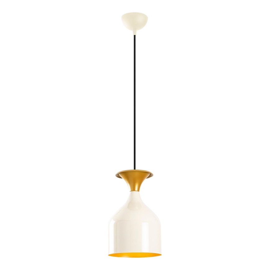 Lampada a sospensione SIVANI 1xE27/40W/230V bianco/ramato