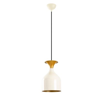 Lampada a sospensione SIVANI 1xE27/40W/230V bianco/ramato